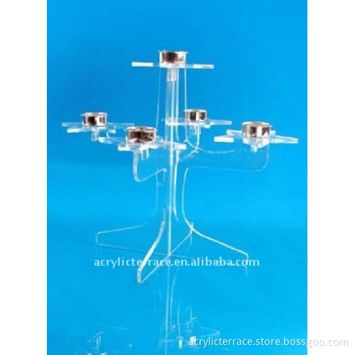 Tree Shape Plexiglass Candle Holder